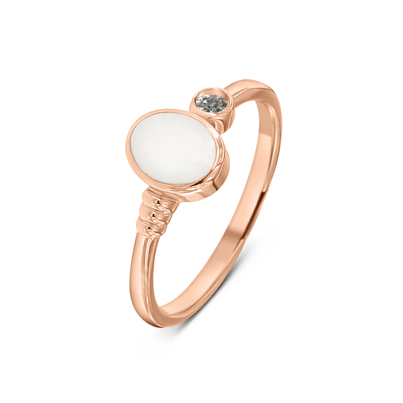 Elisa | Moedermelk Ring massief