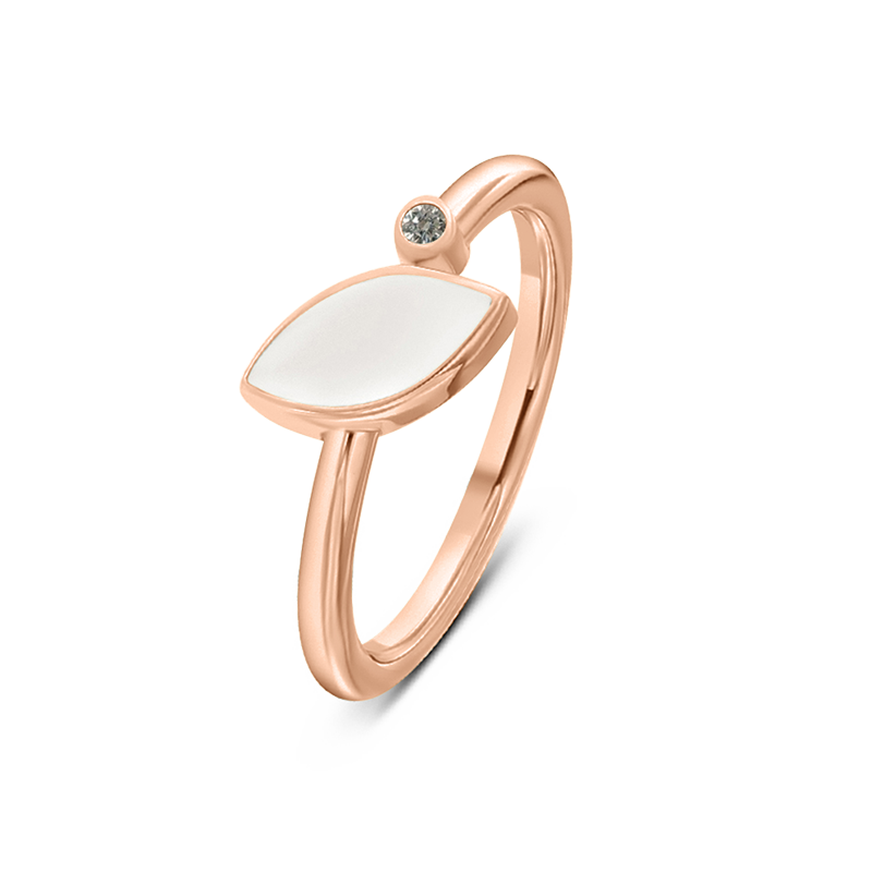 Lina | Moedermelk Ring massief