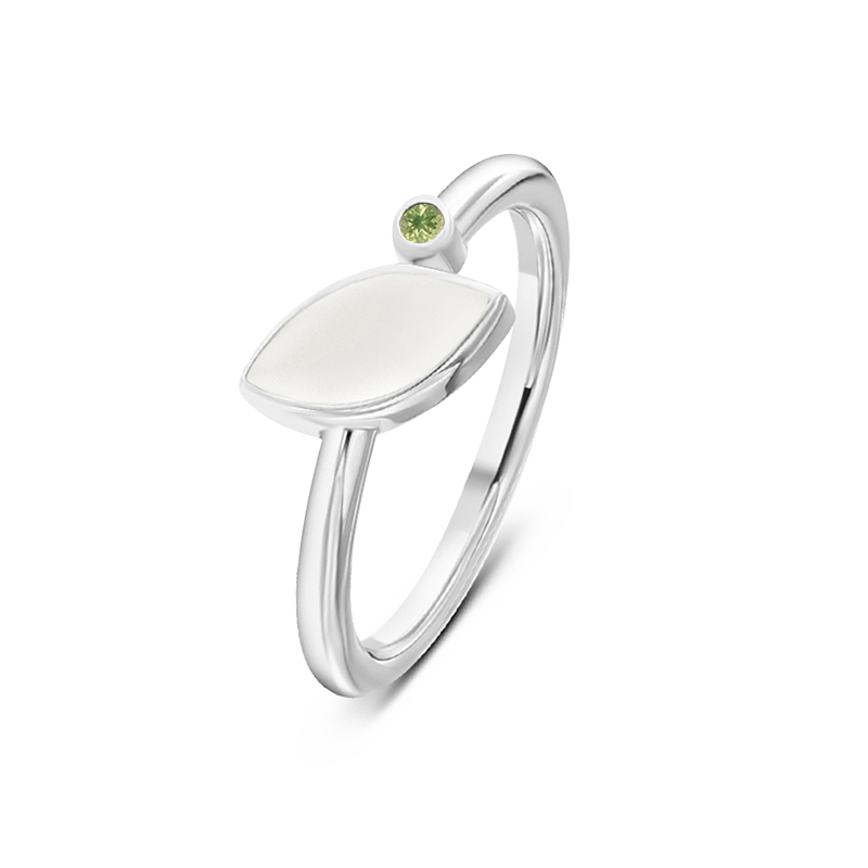 Lina | Moedermelk Ring massief