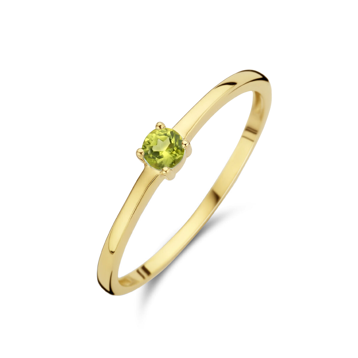 Puck | Geboortesteen Ring Goud