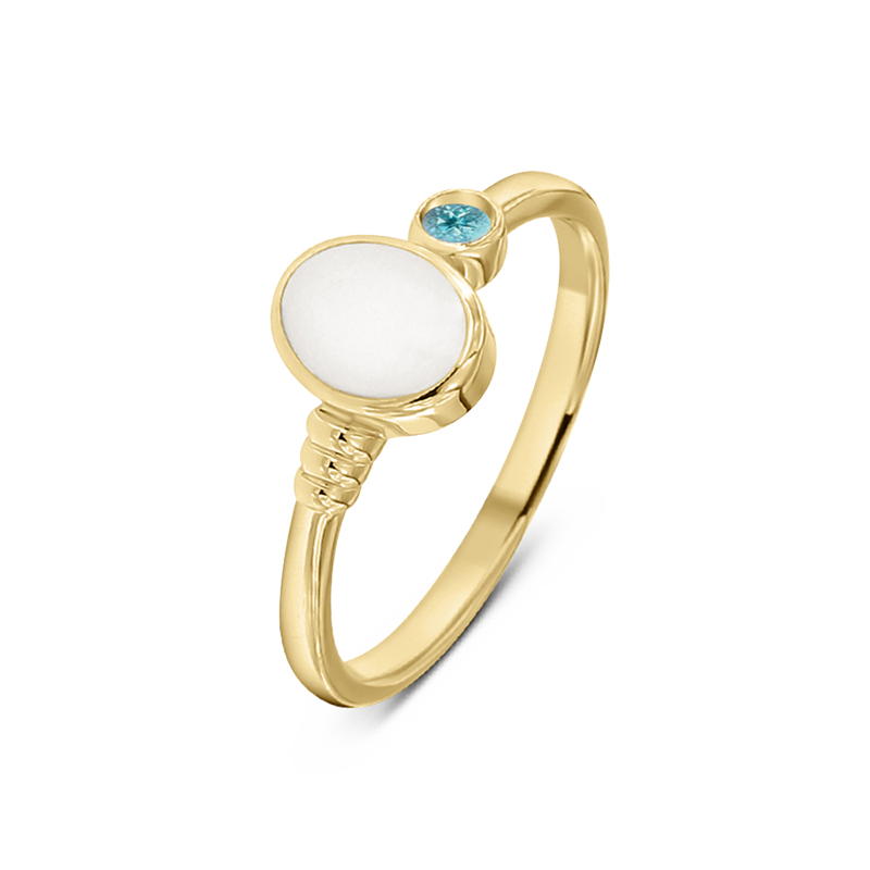 Elisa | Moedermelk Ring massief
