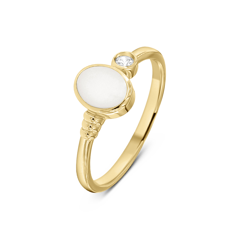 Elisa | Moedermelk Ring massief