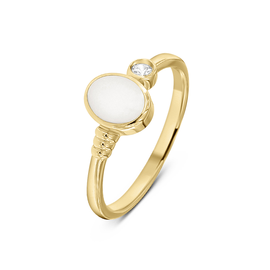 Elisa | Moedermelk Ring Goud