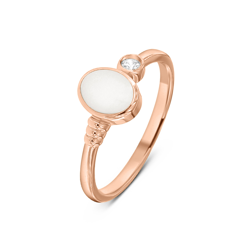 Elisa | Moedermelk Ring massief