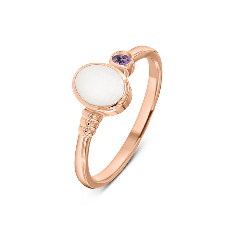 Elisa | Moedermelk Ring massief