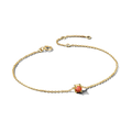 Lola | Geboortesteen Armband Goud