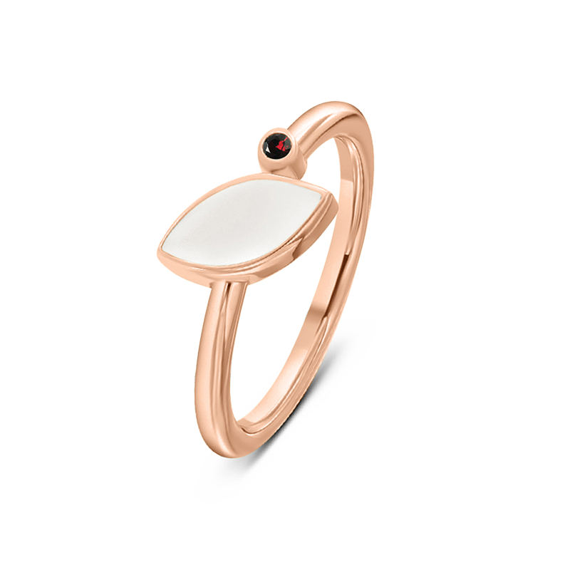 Lina | Moedermelk Ring massief