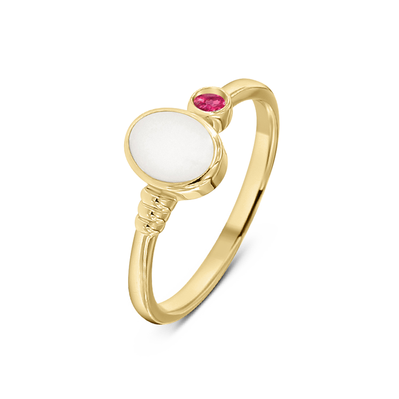 Elisa | Moedermelk Ring massief
