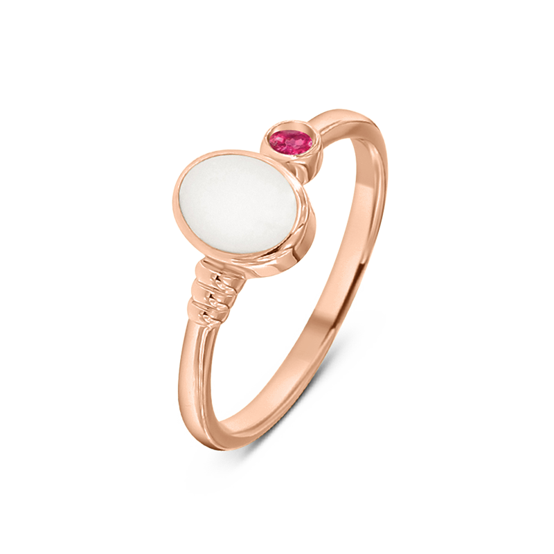 Elisa | Moedermelk Ring massief