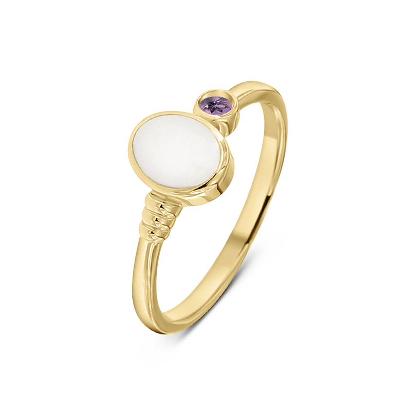 Elisa | Moedermelk Ring massief