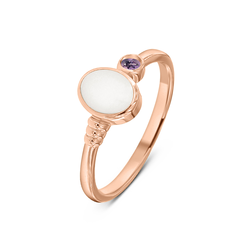 Elisa | Moedermelk Ring massief