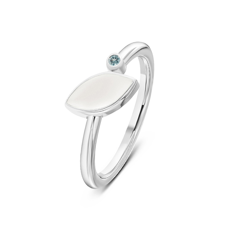 Lina | Moedermelk Ring massief