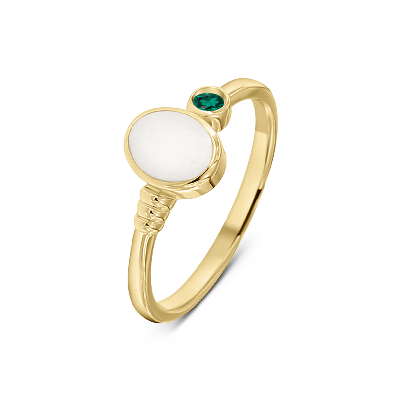 Elisa | Moedermelk Ring massief