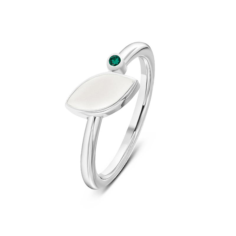 Lina | Moedermelk Ring massief