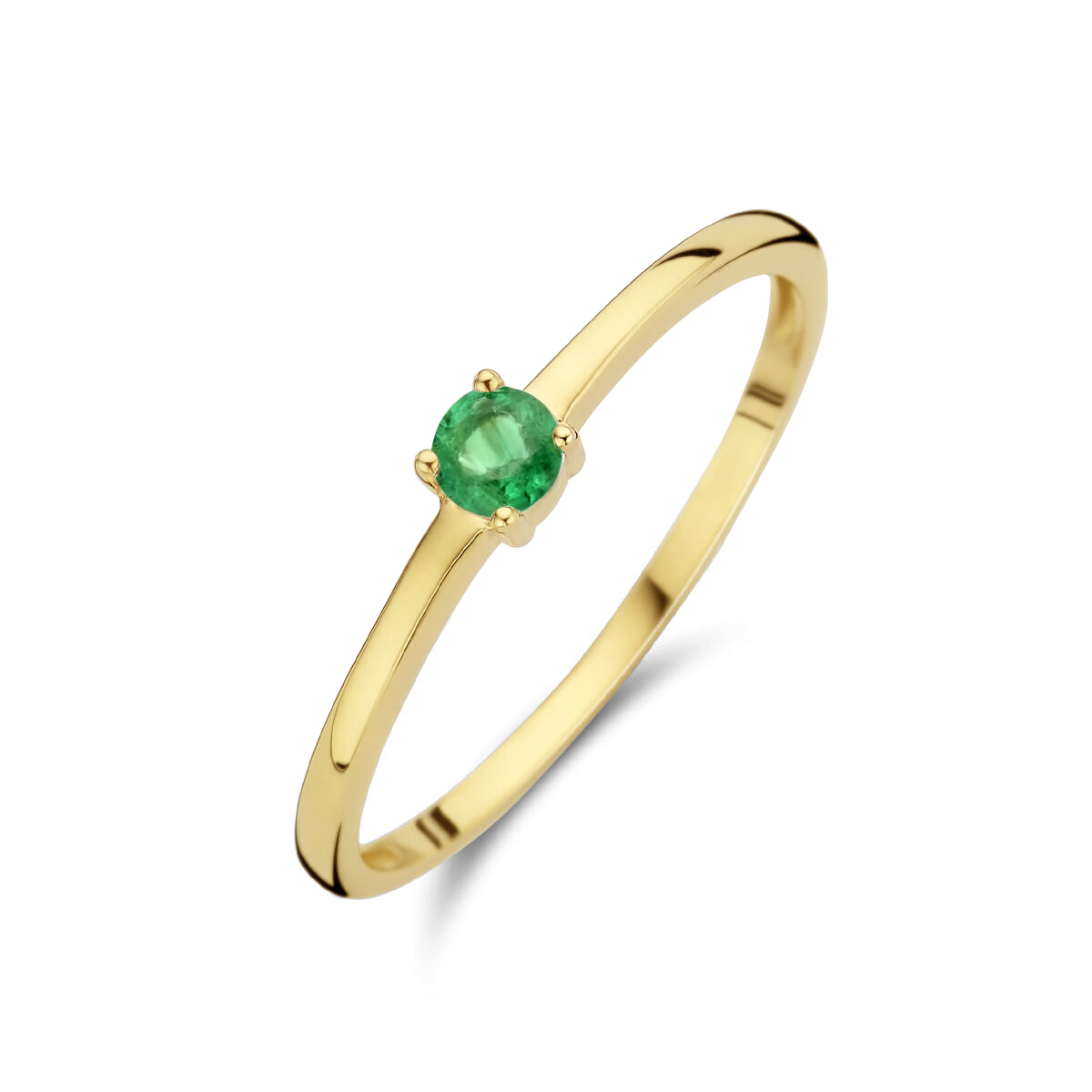 Puck | Geboortesteen Ring Goud