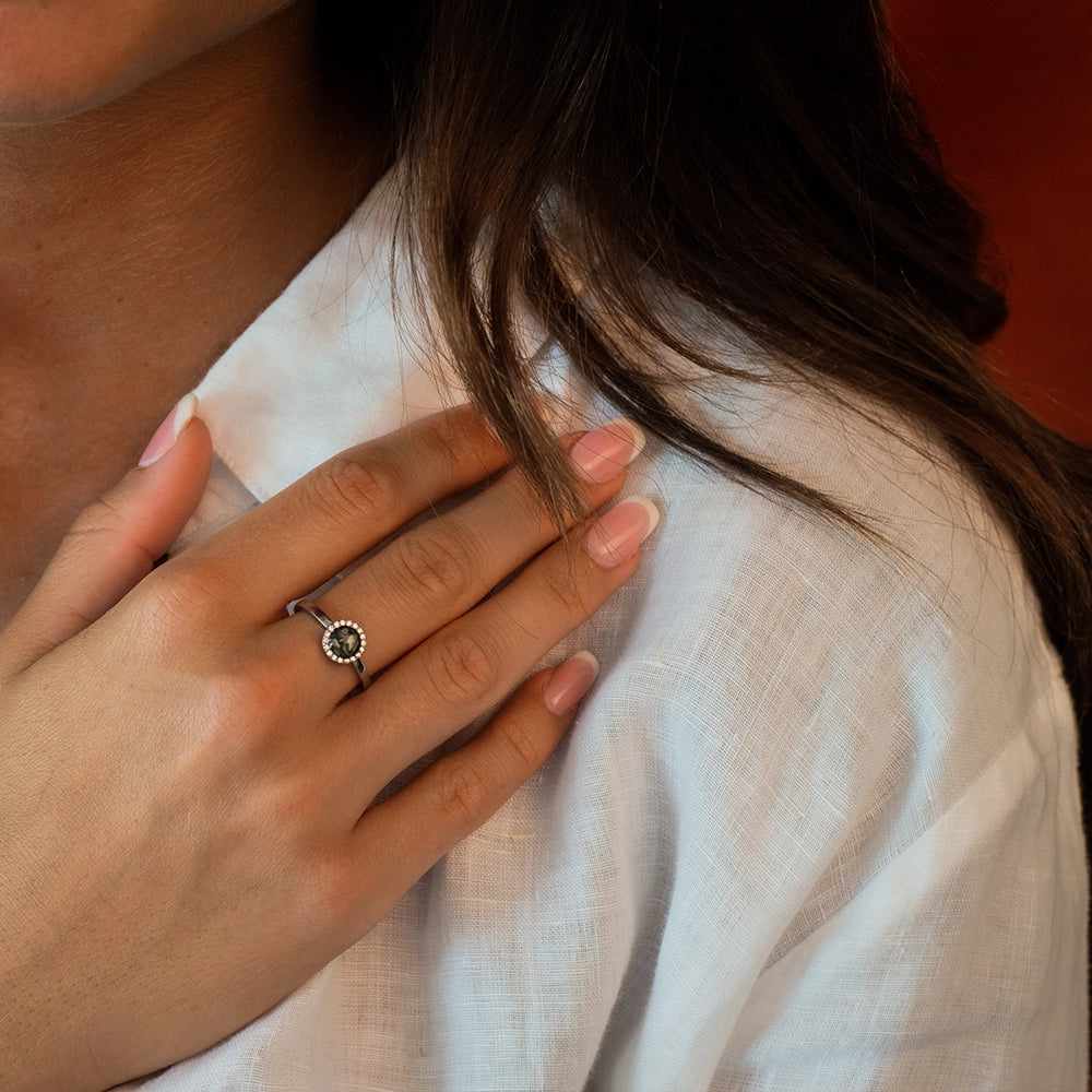 Zoe | Moedermelk Ring Zilver