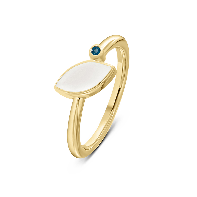 Lina | Moedermelk Ring massief