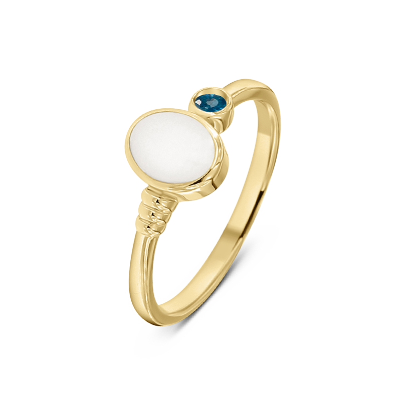 Elisa | Moedermelk Ring massief