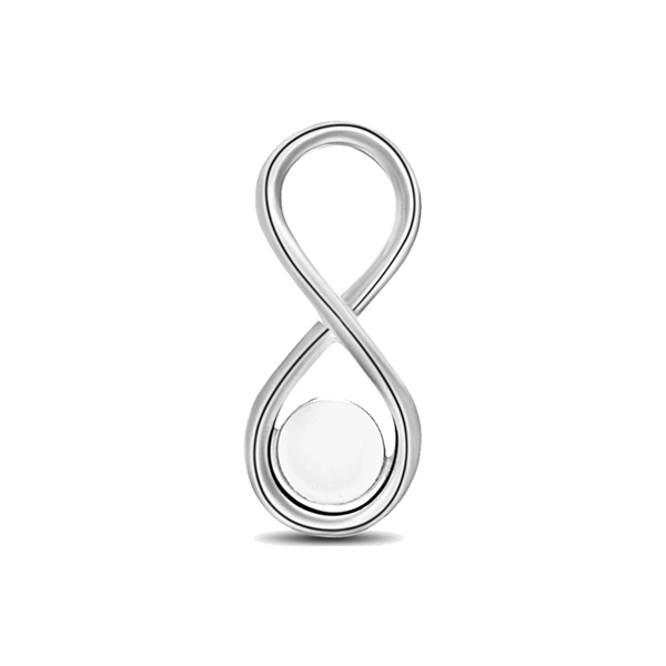 Infinity | Moedermelk Hanger Zilver